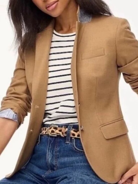 J. Crew Jackets & Blazers - J. Crew Original Schoolboy Linen Blazer